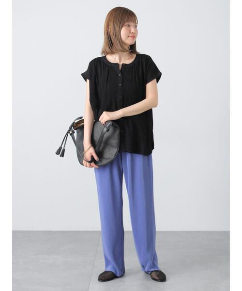 Lugnoncure（ルノンキュール）の「雑材ムーンバッグ《2025summer catalog item》（ハンドバッグ・レディース・ブラウン/ベージュ/ブラック・F）」の5枚目の写真