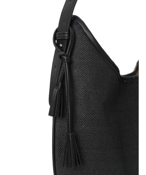 Lugnoncure（ルノンキュール）の「雑材ムーンバッグ《2025summer catalog item》（ハンドバッグ・レディース・ブラウン/ベージュ/ブラック・F）」の12枚目の写真