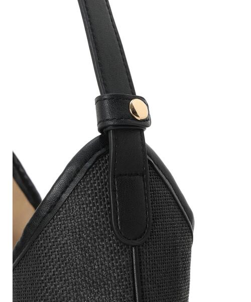 Lugnoncure（ルノンキュール）の「雑材ムーンバッグ《2025summer catalog item》（ハンドバッグ・レディース・ブラウン/ベージュ/ブラック・F）」の13枚目の写真