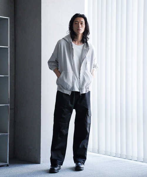 RATTLE TRAP(ラトルトラップ)の「ポリコットンツイルカーゴポケットイージーパンツ(カーゴパンツ・メンズ・カーキ/ブラック・S/M/L/LL)」の6枚目の写真