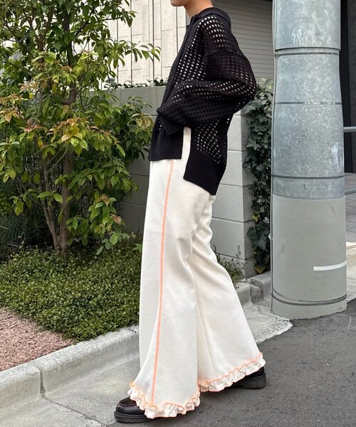 HELLO.SANFRANCISCO】ワッフルフレアパンツ（その他パンツ）｜HELLO
