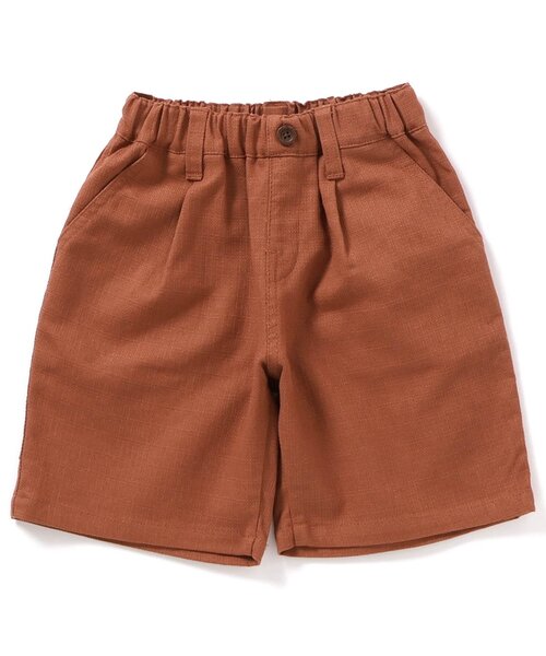 BREEZE(ブリーズ)の「【綿100% 着心地さらっと】サマーエール プリペラパンツ_ジュニア対応(その他パンツ・キッズ・ブルー/ブラウン/グリーン/ベージュ/チャコール/マスタード・80/90/100/110/120/130/140/150)」の3枚目の写真