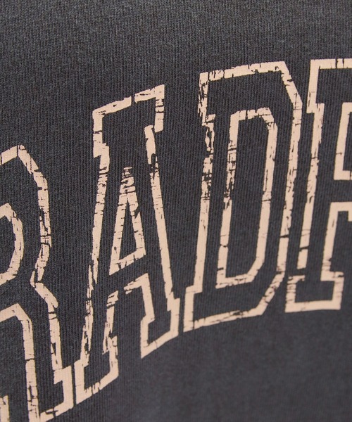 clear（クリア）の「オーバーサイズケミカル加工ロゴTシャツ[着回し力抜群 大人 カジュアル]（Tシャツ/カットソー・レディース・ピンク/ネイビー/チャコールグレー・F）」の4枚目の写真