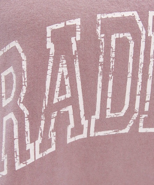 clear（クリア）の「オーバーサイズケミカル加工ロゴTシャツ[着回し力抜群 大人 カジュアル]（Tシャツ/カットソー・レディース・ピンク/ネイビー/チャコールグレー・F）」の5枚目の写真