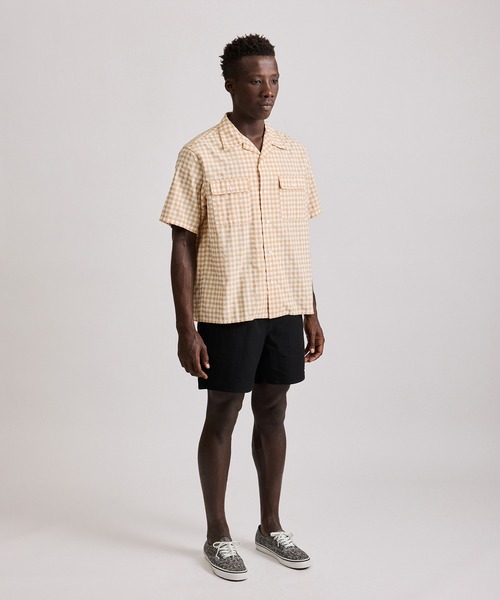 Saturdays NYC(サタデーズ ニューヨークシティ )の「Timothy Seersucker Stripe Swim Short(その他パンツ・メンズ・ブラック/サックスブルー・L/M/XL/X-SMALL/S)」の18枚目の写真