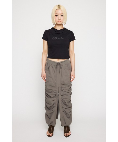 セール】COTTON SHIRRING ロングスカート（スカート）｜LAGUA