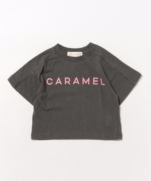 aimoha(アイモハ)の「【aimoha-KIDS-】ロゴプリントコットンTシャツ (SS)(Tシャツ/カットソー・キッズ・ダークグレー/ネイビー・90/100/110/120/80/130)」の13枚目の写真