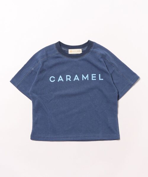 aimoha(アイモハ)の「【aimoha-KIDS-】ロゴプリントコットンTシャツ (SS)(Tシャツ/カットソー・キッズ・ダークグレー/ネイビー・90/100/110/120/80/130)」の14枚目の写真