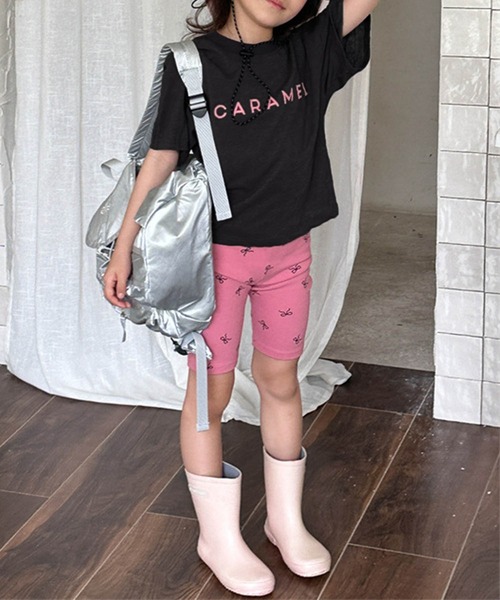aimoha(アイモハ)の「【aimoha-KIDS-】ロゴプリントコットンTシャツ (SS)(Tシャツ/カットソー・キッズ・ダークグレー/ネイビー・90/100/110/120/80/130)」の3枚目の写真