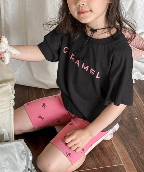 aimoha(アイモハ)の「【aimoha-KIDS-】ロゴプリントコットンTシャツ (SS)(Tシャツ/カットソー・キッズ・ダークグレー/ネイビー・90/100/110/120/80/130)」の6枚目の写真