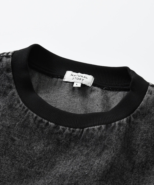 neos（ネオス）の「【neos】ルーズシルエット ビンテージライク ドローコード ハーフスリーブ デニム Tシャツ（Tシャツ/カットソー・メンズ・ブルー/ブラック/サックスブルー・MEDIUM/LARGE/X-LARGE）」の20枚目の写真