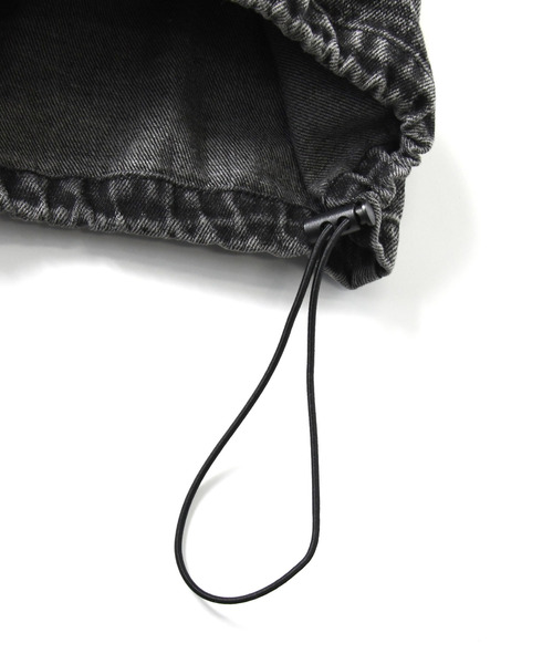 neos（ネオス）の「【neos】ルーズシルエット ビンテージライク ドローコード ハーフスリーブ デニム Tシャツ（Tシャツ/カットソー・メンズ・ブルー/ブラック/サックスブルー・MEDIUM/LARGE/X-LARGE）」の22枚目の写真