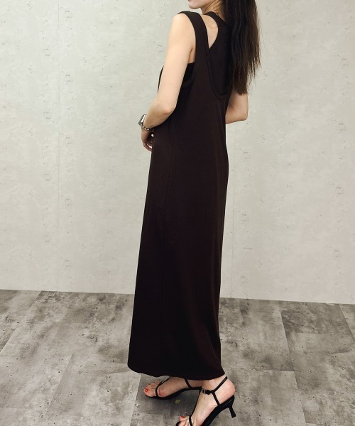 Per sist ence（パーシエンス）の「カットリブマルチWAYセットワンピース（ワンピース・レディース・チャコールグレー/ブラック/ブラウン・ONE SIZE）」の13枚目の写真