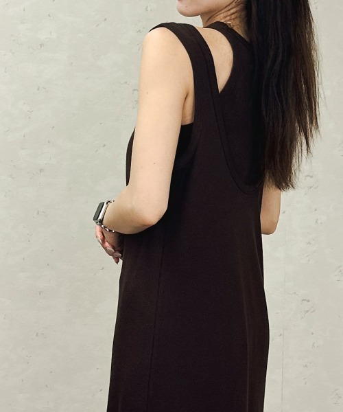 Per sist ence（パーシエンス）の「カットリブマルチWAYセットワンピース（ワンピース・レディース・チャコールグレー/ブラック/ブラウン・ONE SIZE）」の14枚目の写真