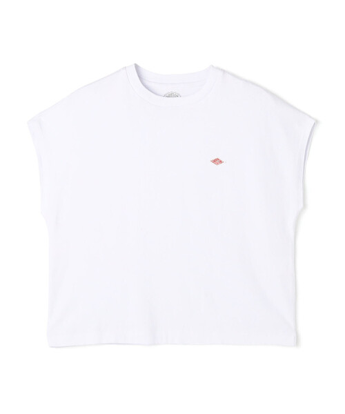 DANTON(ダントン)の「WOMEN'S COTTON JERSEY DOLMAN SHORT T-SHIRT PLAIN(Tシャツ/カットソー・レディース・ホワイト/ピンク/グレイッシュベージュ/ブラック/ダークグレー/ネイビー/イエロー・S/M)」の2枚目の写真