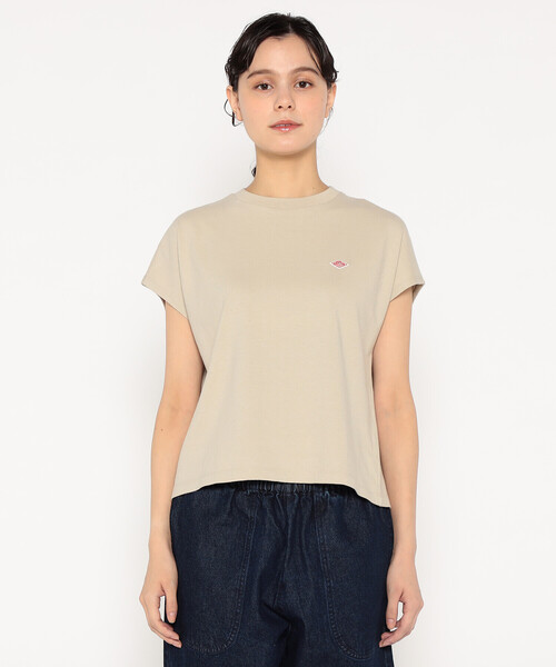 DANTON(ダントン)の「WOMEN'S COTTON JERSEY DOLMAN SHORT T-SHIRT PLAIN(Tシャツ/カットソー・レディース・ホワイト/ピンク/グレイッシュベージュ/ブラック/ダークグレー/ネイビー/イエロー・S/M)」の19枚目の写真