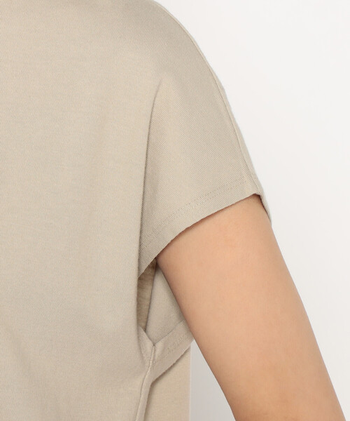 DANTON(ダントン)の「WOMEN'S COTTON JERSEY DOLMAN SHORT T-SHIRT PLAIN(Tシャツ/カットソー・レディース・ホワイト/ピンク/グレイッシュベージュ/ブラック/ダークグレー/ネイビー/イエロー・S/M)」の13枚目の写真