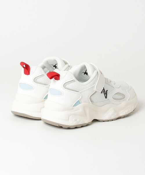 AKIII CLASSIC(アキクラシック)の「アキクラシック AKIII CLASSIC AKIII LUCKY RUNNER Jr AJR-0012 厚底 スニーカー(スニーカー・キッズ・ブラック×ホワイト/ホワイト系その他・20.0cm/21.0cm/22.0cm/19.0cm)」の5枚目の写真