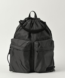 ★ADAMPATEK★double pockets drawstring backpack