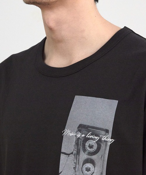 RATTLE TRAP(ラトルトラップ)の「アメリカンコットンバックフォトプリントT(Tシャツ/カットソー・メンズ・ブラック/ホワイト・M/L)」の8枚目の写真