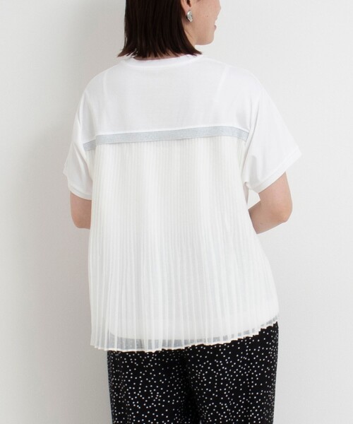 バックプリーツフレンチプルオーバーカットソー（Tシャツ
