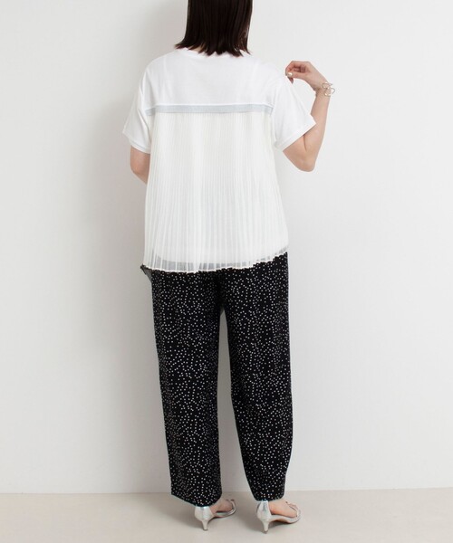 tシャツ バックプリーツフレンチプルオーバーカットソー レディース セール】バックプリーツフレンチプルオーバーカットソー（T