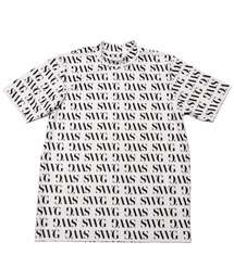 SWINGGGR（スウィンガー）の「SWINGGGR/スウィンガー/SWG PATTEN MOCKNECK（Tシャツ/カットソー）」