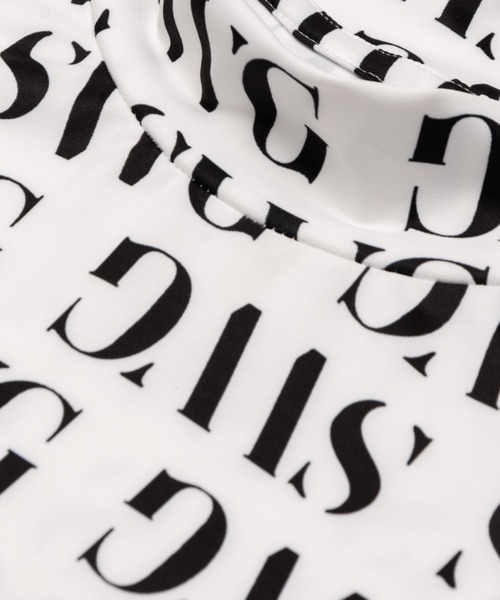SWINGGGR(スウィンガー)の「SWINGGGR/スウィンガー/SWG PATTEN MOCKNECK(Tシャツ/カットソー・メンズ・ホワイト/ブラック・2/3/4)」の7枚目の写真