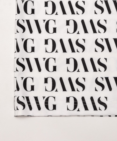 SWINGGGR(スウィンガー)の「SWINGGGR/スウィンガー/SWG PATTEN MOCKNECK(Tシャツ/カットソー・メンズ・ホワイト/ブラック・2/3/4)」の8枚目の写真