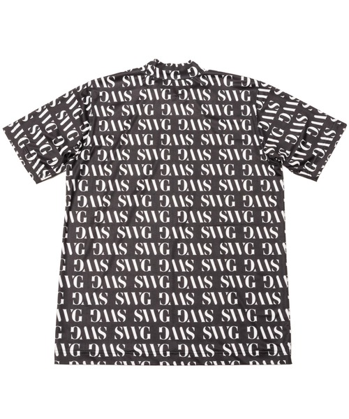 SWINGGGR(スウィンガー)の「SWINGGGR/スウィンガー/SWG PATTEN MOCKNECK(Tシャツ/カットソー・メンズ・ホワイト/ブラック・2/3/4)」の10枚目の写真
