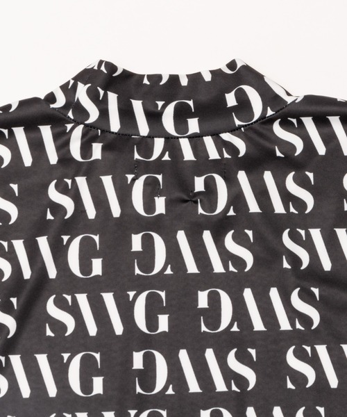 SWINGGGR(スウィンガー)の「SWINGGGR/スウィンガー/SWG PATTEN MOCKNECK(Tシャツ/カットソー・メンズ・ホワイト/ブラック・2/3/4)」の12枚目の写真