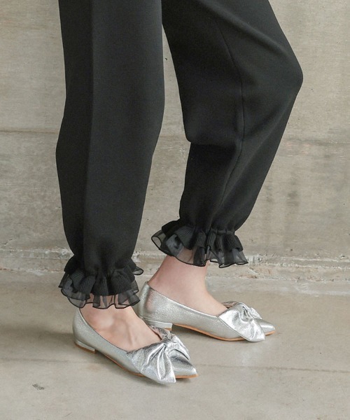 DONOBAN（ドノバン）の「ビックリボンパンプス（パンプス・レディース・ブラック/シルバー・24.5cm/23.5cm/22.5cm）」の9枚目の写真