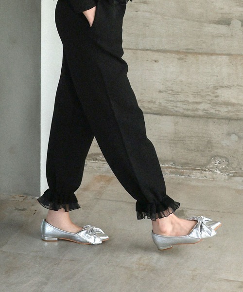 DONOBAN（ドノバン）の「ビックリボンパンプス（パンプス・レディース・ブラック/シルバー・24.5cm/23.5cm/22.5cm）」の12枚目の写真