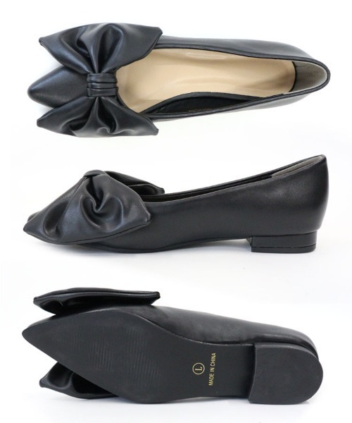 DONOBAN（ドノバン）の「ビックリボンパンプス（パンプス・レディース・ブラック/シルバー・24.5cm/23.5cm/22.5cm）」の13枚目の写真