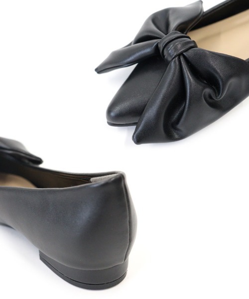 DONOBAN（ドノバン）の「ビックリボンパンプス（パンプス・レディース・ブラック/シルバー・24.5cm/23.5cm/22.5cm）」の14枚目の写真
