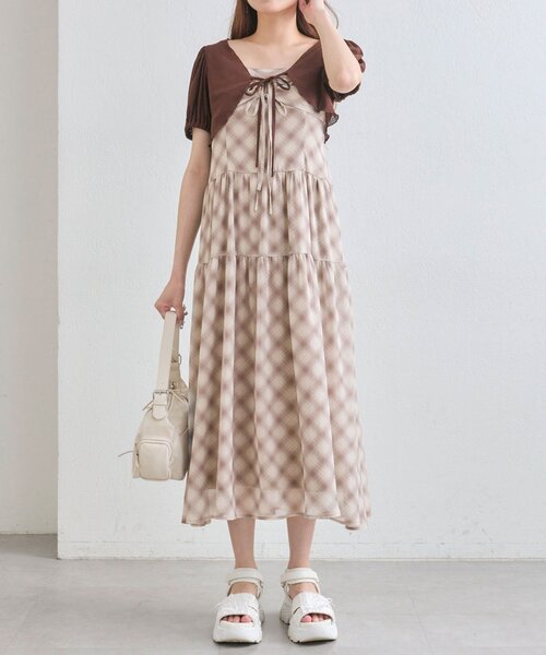 セール】【夏まで着れる◎/着痩せ】ボレロセットリボンロング