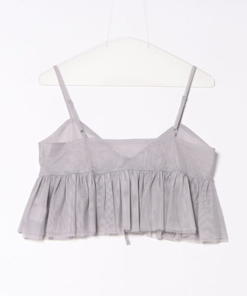 PHILLY（フィリー）の「【PHILLY】フロントリボンチュールキャミソール（キャミソール・レディース・グレー/アイボリー・FREE）」の16枚目の写真