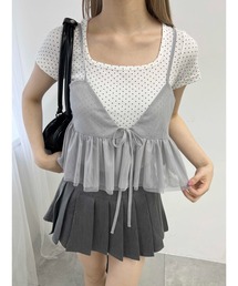 PHILLY | 【PHILLY】フロントリボンチュールキャミソール(キャミソール)