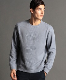 MONSIEUR NICOLE | ジオメトリックブリスタージャカード プルオーバー(Tシャツ/カットソー)