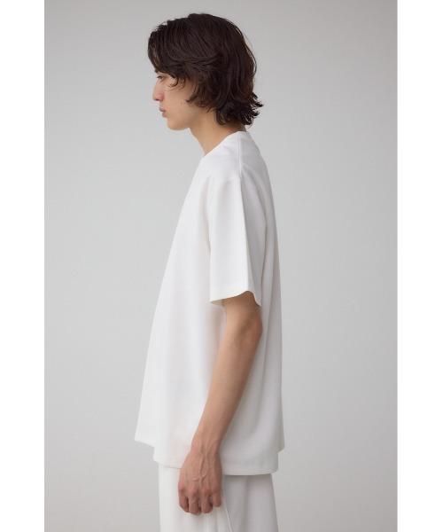 AZUL by moussy(アズールバイマウジー)の「C/TネックジャガードシリコンネームTシャツ(Tシャツ/カットソー・メンズ・ブラック/ホワイト・MEDIUM/LARGE)」の7枚目の写真