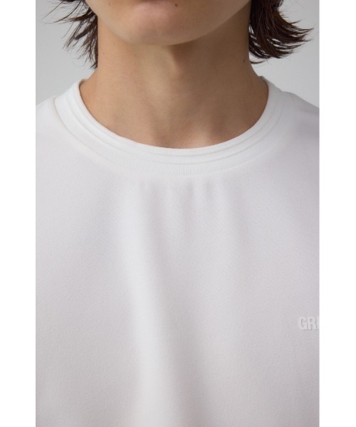 AZUL by moussy(アズールバイマウジー)の「C/TネックジャガードシリコンネームTシャツ(Tシャツ/カットソー・メンズ・ブラック/ホワイト・MEDIUM/LARGE)」の9枚目の写真