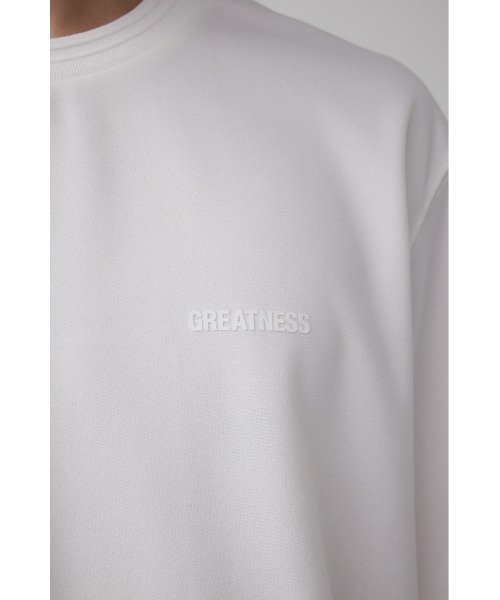AZUL by moussy(アズールバイマウジー)の「C/TネックジャガードシリコンネームTシャツ(Tシャツ/カットソー・メンズ・ブラック/ホワイト・MEDIUM/LARGE)」の10枚目の写真