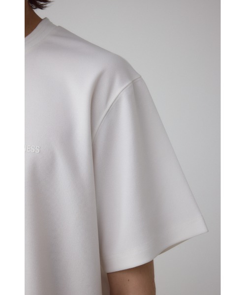 AZUL by moussy(アズールバイマウジー)の「C/TネックジャガードシリコンネームTシャツ(Tシャツ/カットソー・メンズ・ブラック/ホワイト・MEDIUM/LARGE)」の11枚目の写真