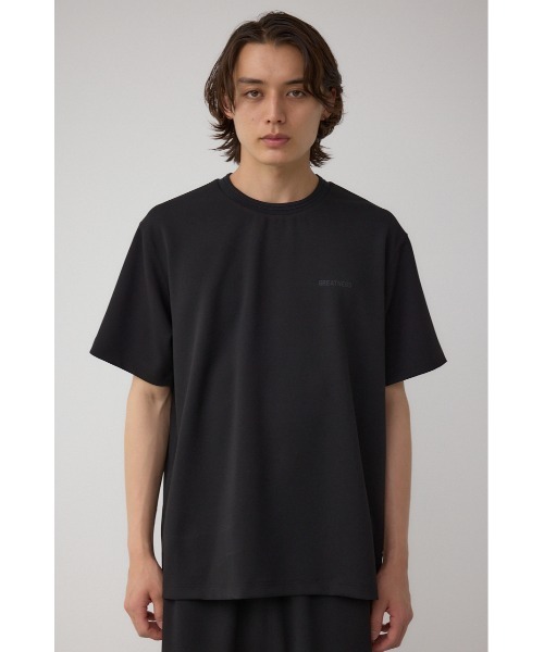 AZUL by moussy(アズールバイマウジー)の「C/TネックジャガードシリコンネームTシャツ(Tシャツ/カットソー・メンズ・ブラック/ホワイト・MEDIUM/LARGE)」の16枚目の写真
