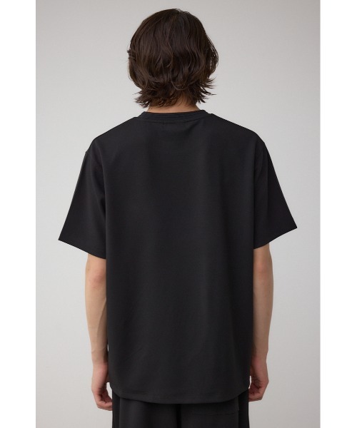 AZUL by moussy(アズールバイマウジー)の「C/TネックジャガードシリコンネームTシャツ(Tシャツ/カットソー・メンズ・ブラック/ホワイト・MEDIUM/LARGE)」の18枚目の写真
