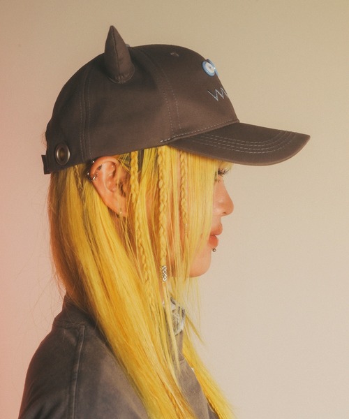 a2o（エーツーオー）の「【a2o】アイズボタンtunoキャップ（キャップ・メンズ・グレー・FREE）」の6枚目の写真