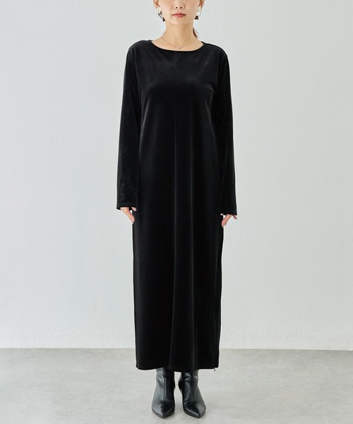 セール】ベロアワンピース（ワンピース）｜LAVEANGE（ラビアンジェ）の
