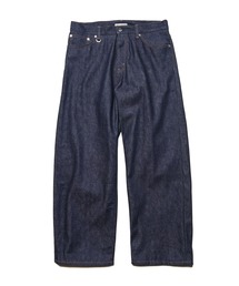 24AW ユニフォームエクスペリメント DAMAGED DENIM PANTS uniform experiment / 新作アイテム入荷 “DAMAGED DENIM TAPERED