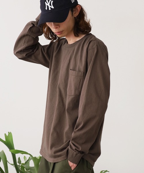 Goodwear（グッドウェア）の「Goodwear/グッドウェア RGL LSLV tee ロンT メンズ 秋物 秋服 2026年秋冬（Tシャツ/カットソー・メンズ・ホワイト/ブラウン/ブラック・S/M/L/XL）」の10枚目の写真