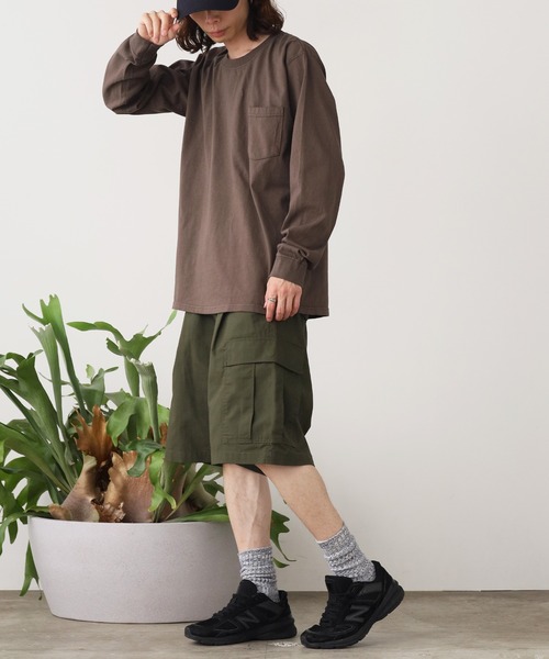 Goodwear（グッドウェア）の「Goodwear/グッドウェア RGL LSLV tee ロンT メンズ 秋物 秋服 2026年秋冬（Tシャツ/カットソー・メンズ・ホワイト/ブラウン/ブラック・S/M/L/XL）」の12枚目の写真